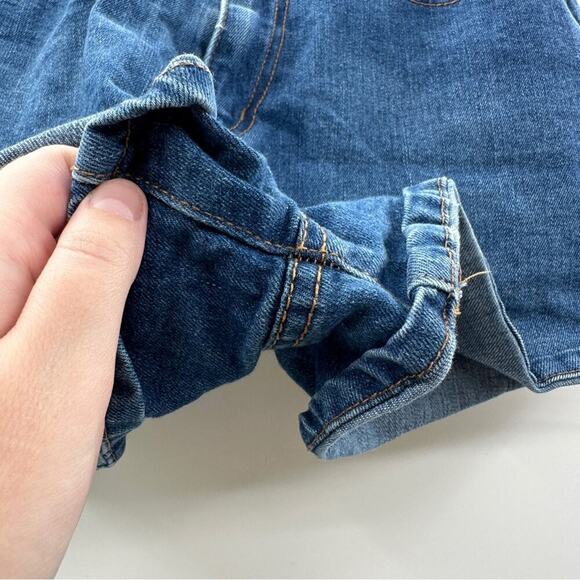 Forever 21 High‎ Rise Dark Wash Short Shorts Size 28 - Picture 3 of 8